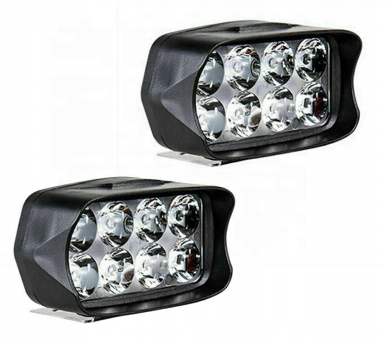 Купить Лампа рабочая dalekosiężna противотуманная фара прожектор jeep off-road łódź 8x led 2szt