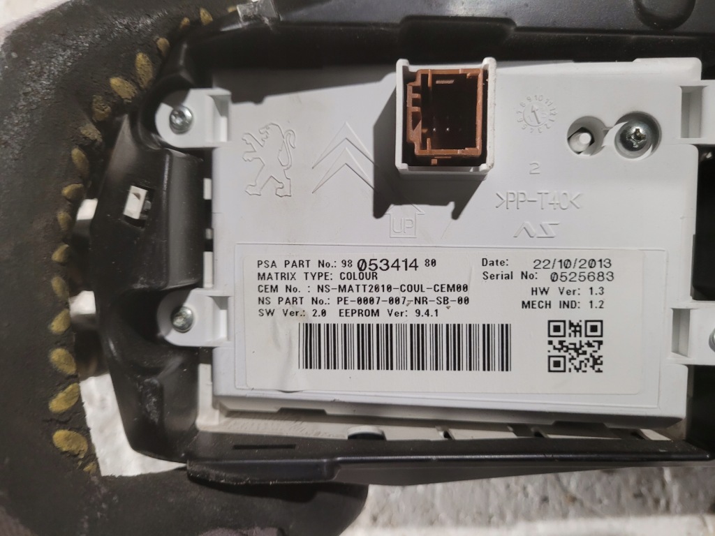 Счетчик приборы cotroen ds5 ds-5 9806016480 Недорого