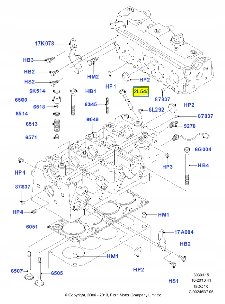 фото №7, Штовхач ford focus 04-08/focus c-max 03-07 cap оригінальний номер 1520917