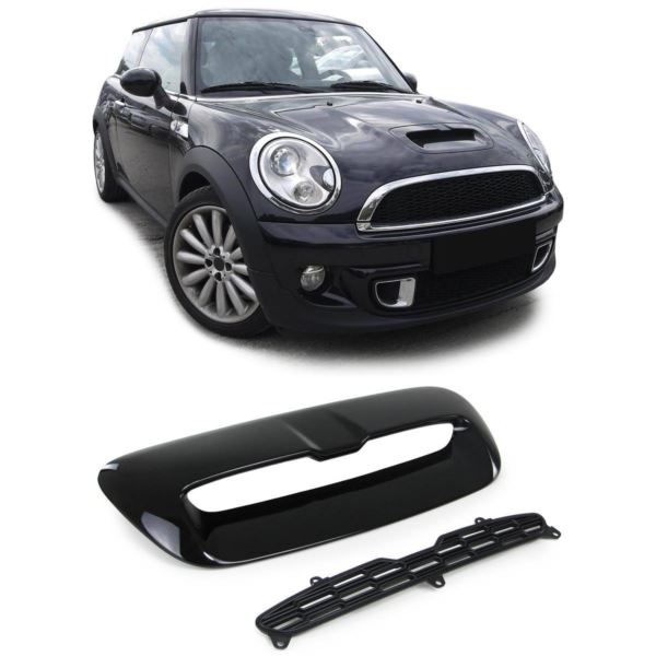 фото №1, Впуск na капот mini r56 r57 капот gloss black