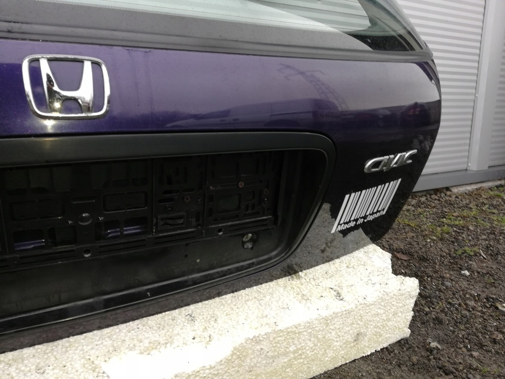 фото №5, Honda civic vi 3d hb крышка багажника багажника