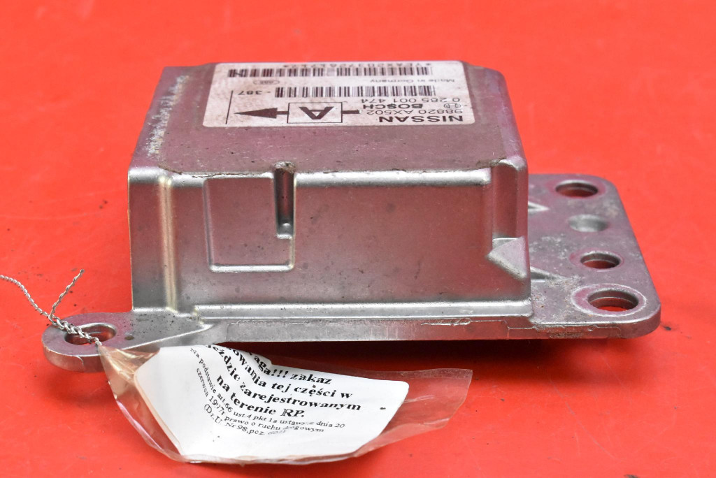 фото №5, Модуль датчик подушка безопасности подушек 98820ax502 nissan micra k12 02-07