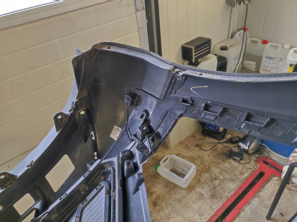 фото №12, Hyundai kona ii - бампер передній чорний