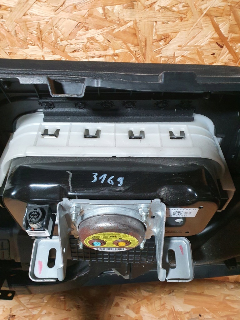 фото №12, Ford fusion mk5 usa панель приладів приладова консоль + подушка безпеки подушка пасажира