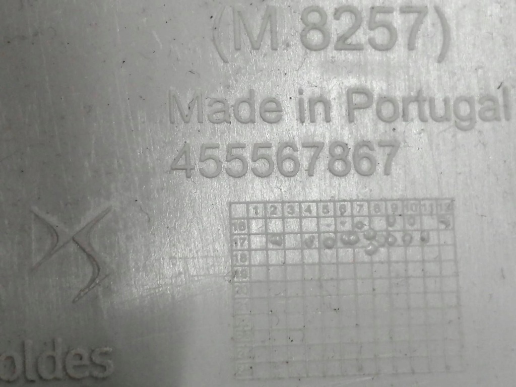 фото №3, Пластик защита стойка левая 39155658 citroen c3 iii aircross