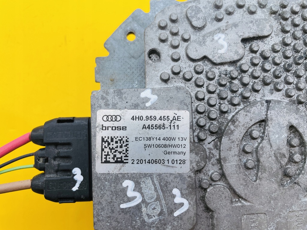 фото №8, Двигатель вентилятора audi a6 c7 a7 4h0959455ae