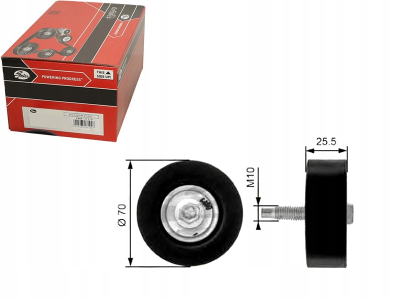 фото №1, Ролик направляющая ремень ford focus maverick tourneo
