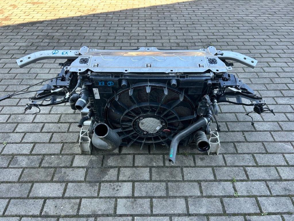 фото №7, Bmw x3 g01 x4 g02 lci lift pas передний 2.0d усилитель балка радиатор