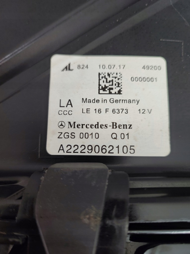 фото №5, Mercedes s w222 222 lift лампа ліва multibeam led usa idealna