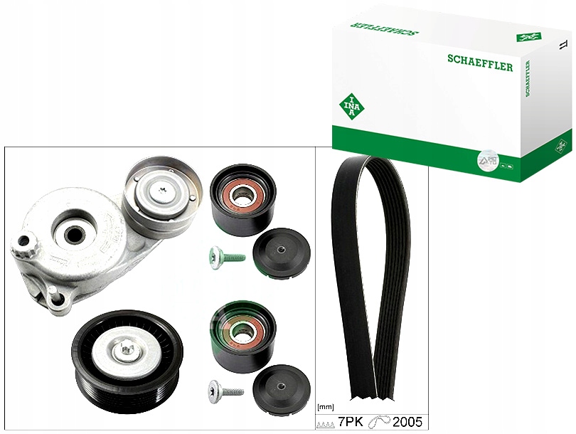 фото №1, Набор ремни многоручейковых с ролики mercedes cls c218 cls shooting