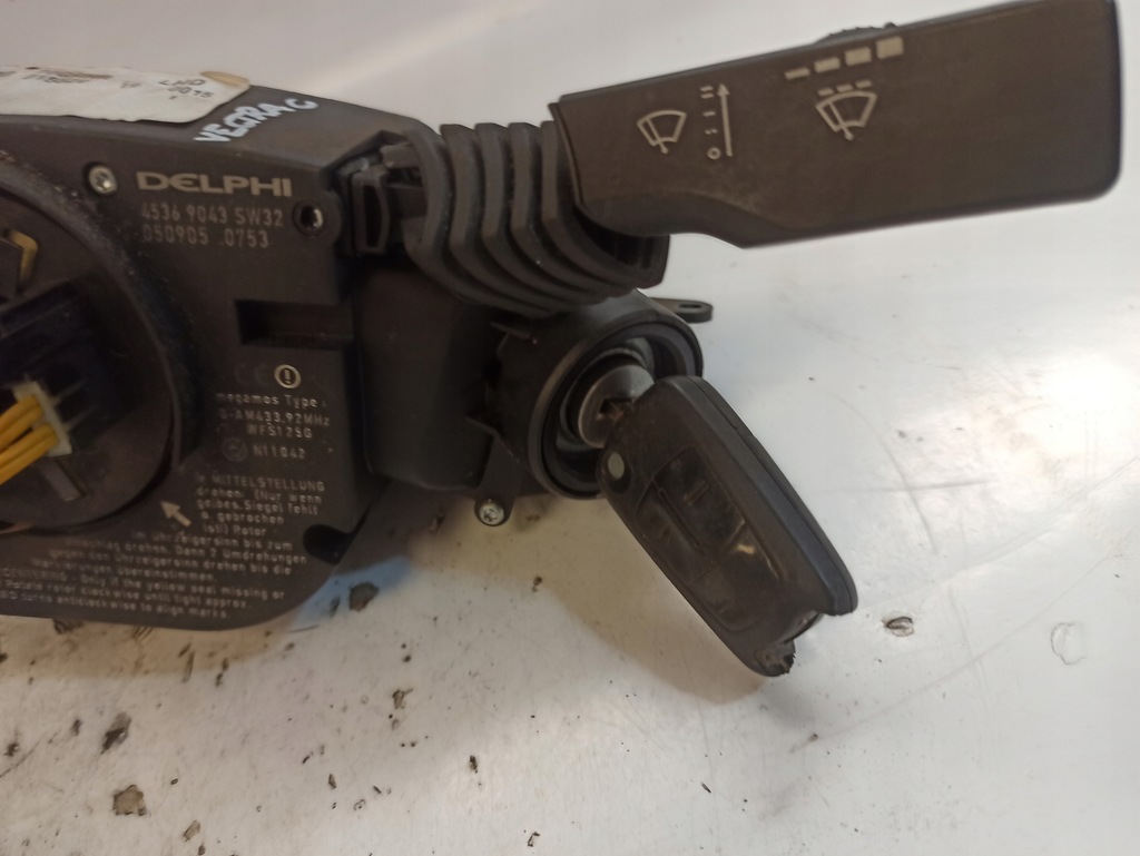 фото №11, Opel vectra c переключатель комбинированный круиз-контроль замок зажигания ключ 13204146