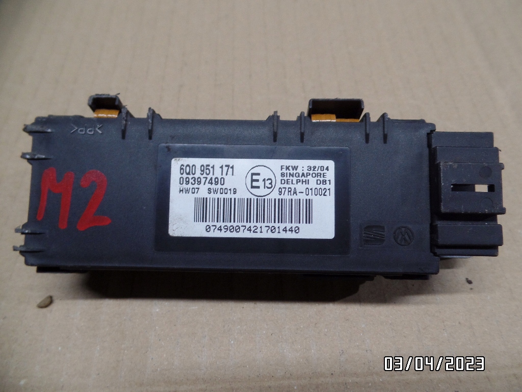 фото №11, Vw polo iv модуль блок керування сигналізація 6q0951171