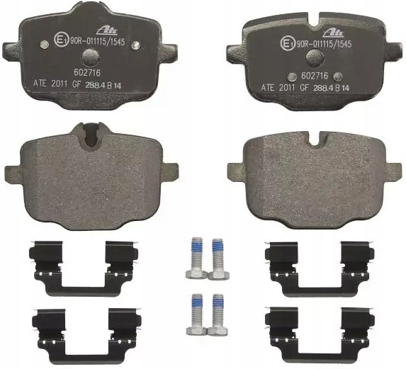 фото №1, Ate 13.0460-2716.2 набор тормозных колодок тормозных, тормоза дисковые