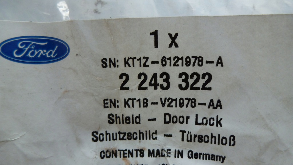 фото №7, Ford transit connect кронштейн замка kt1z-6121978-a