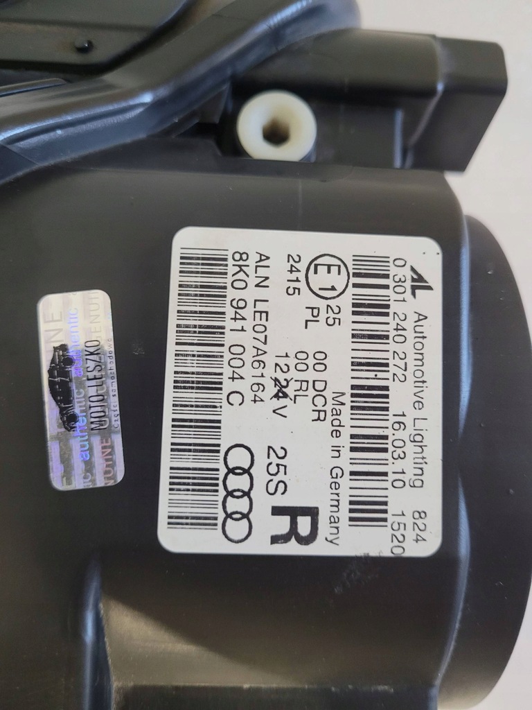 фото №13, Audi a4 b8 8k 8k0 лампа права bi ксенон led правий 8k0941004c