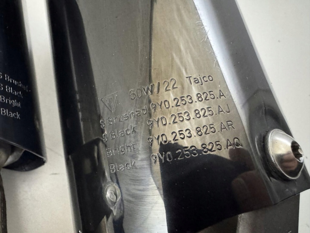 Porsche оригінальний номер cayenne 9y0 права наконечник вихлоп 9y0253684am Недорого