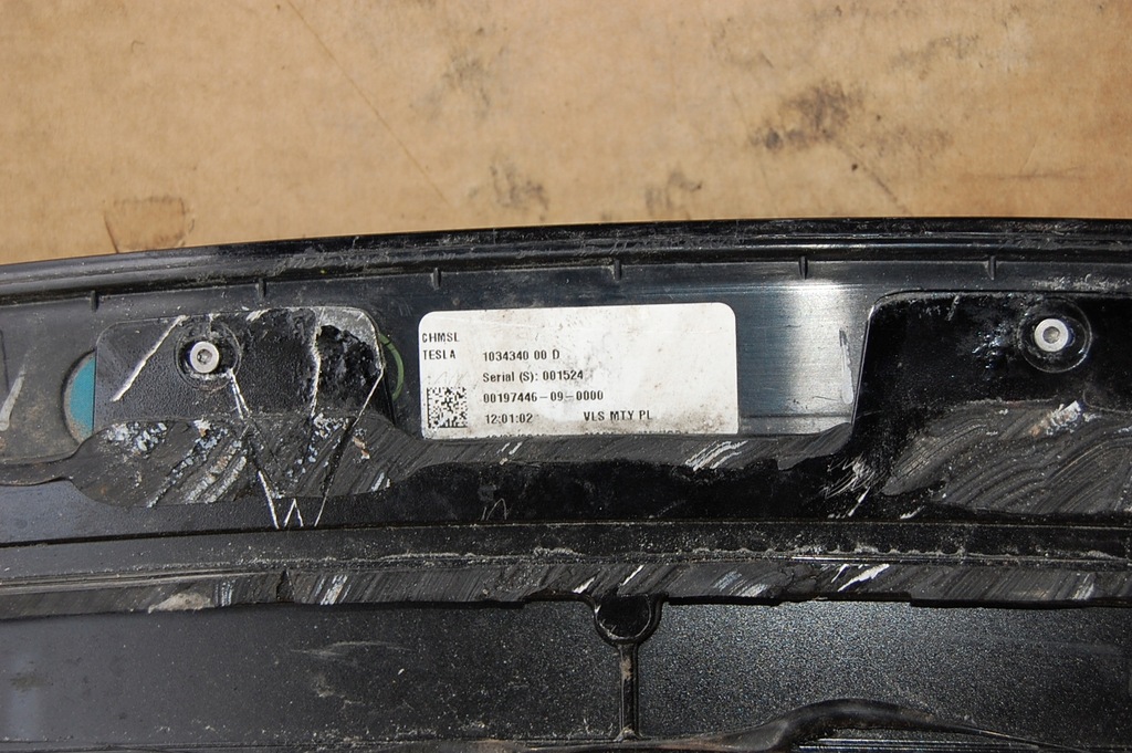 фото №10, Tesla x спойлер спойлер крышки 1048429-00-b