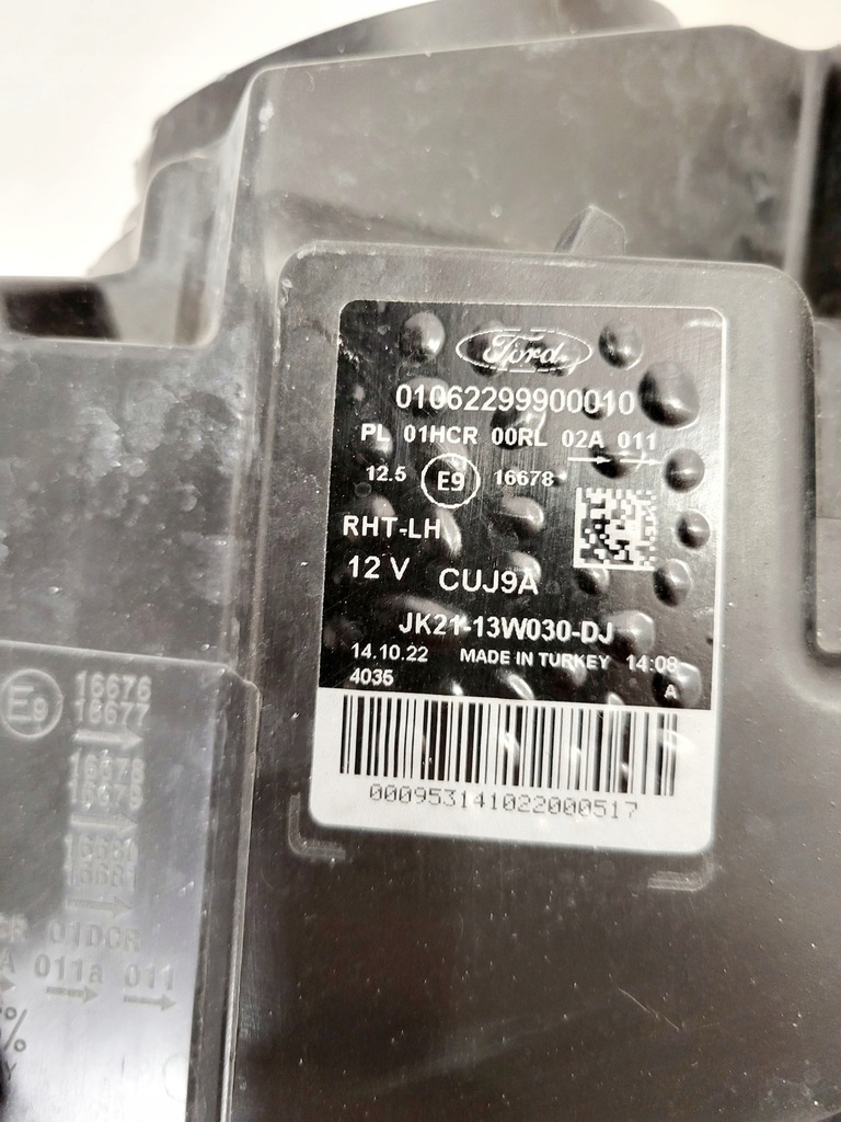 фото №10, Ford transit custom ii lift лампи передні лінза 18-2022 rok