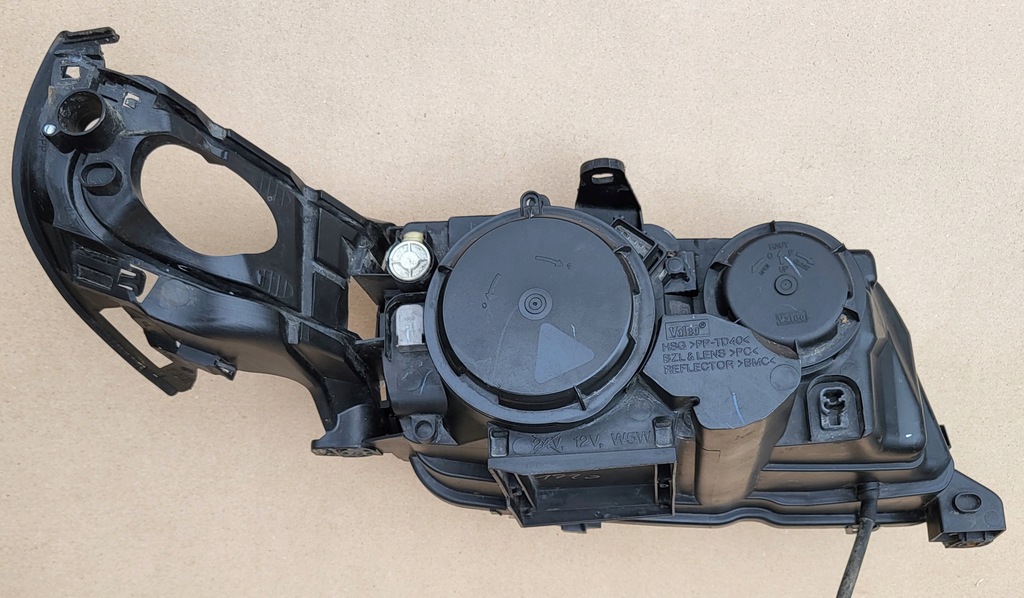 фото №10, Лампа ліва передня комплектна моторчик saab 95 9-5 lift оригінальний номер europa