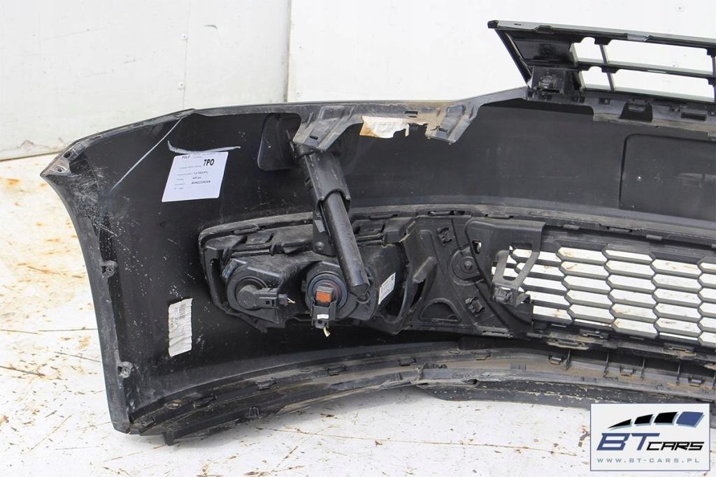 Vw polo перед капот бампер ремінь передній фари підсилювач крило фара 6r Оригінал