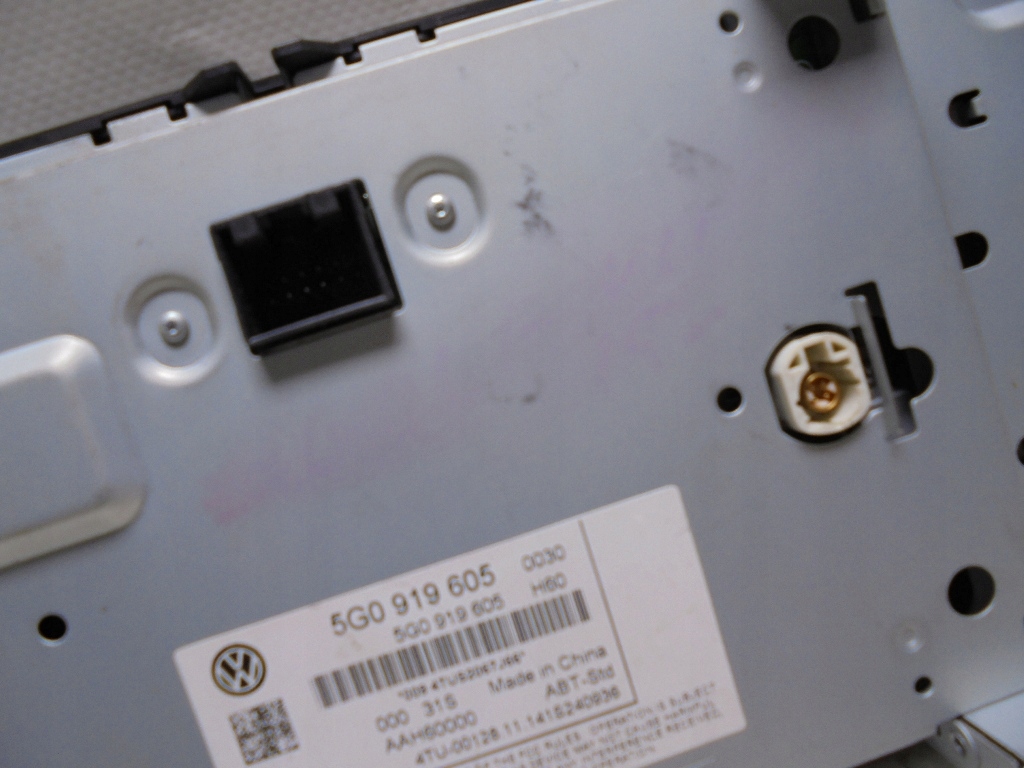 фото №8, Дисплей экран радио vw volkswagen golf vii 5g0919605