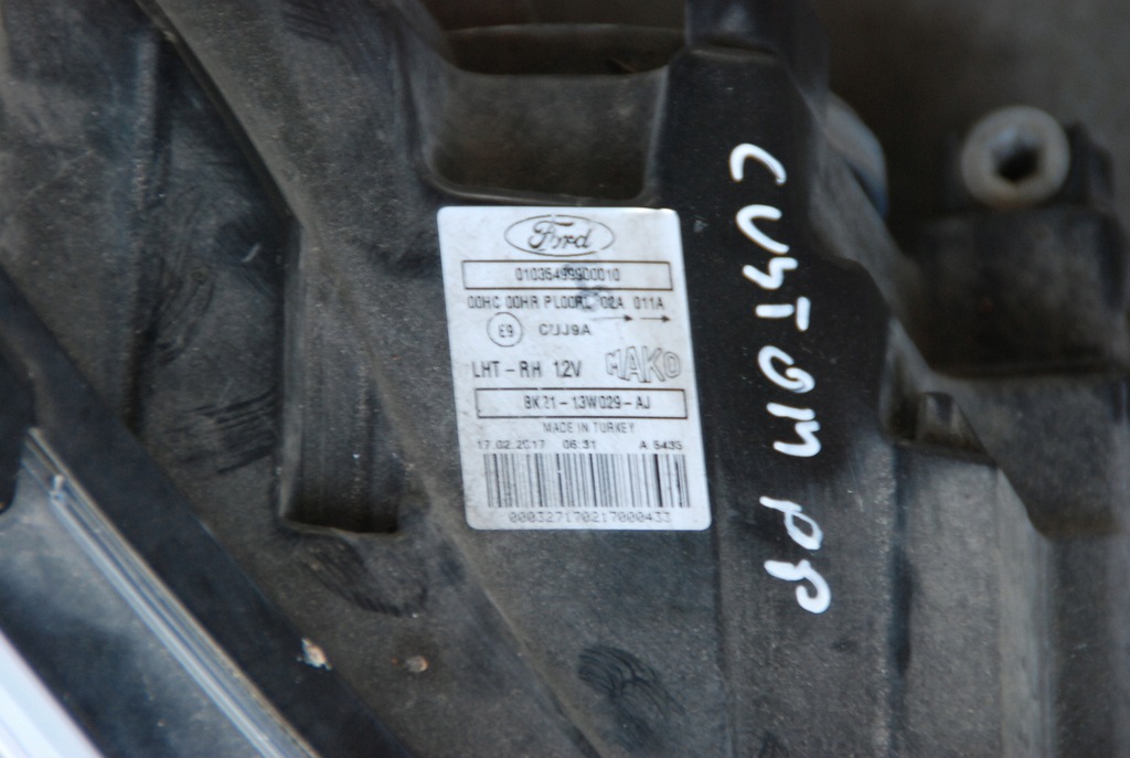 фото №6, Лампа l / p фара ford transit custom 13- uk