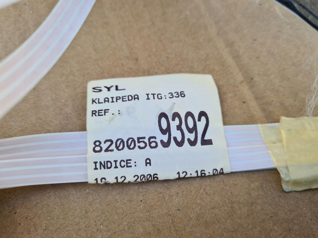 фото №4, Электропроводка жгут освещение кабины renault scenic ii 2 8200569392