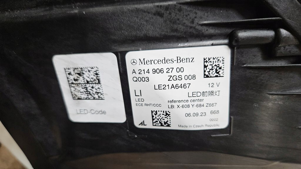фото №8, Лампа левая перед mercedes e-klasa a214 w214 214 full led a2149062700