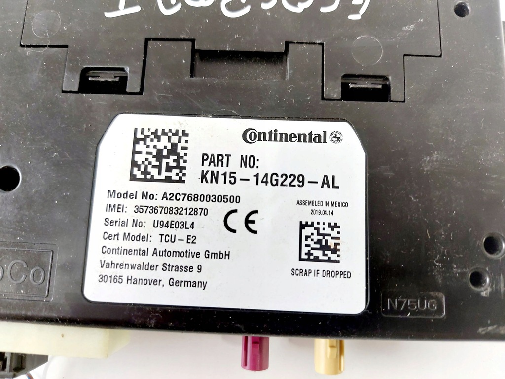 фото №4, Ford ecosport модуль bluetooth 19r.