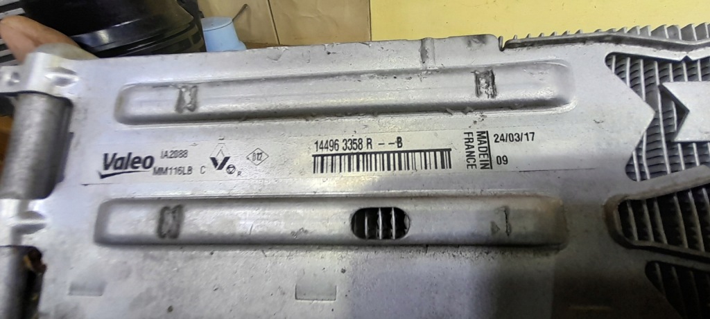 Renault megane iv espace радиатор интеркулер в Украине