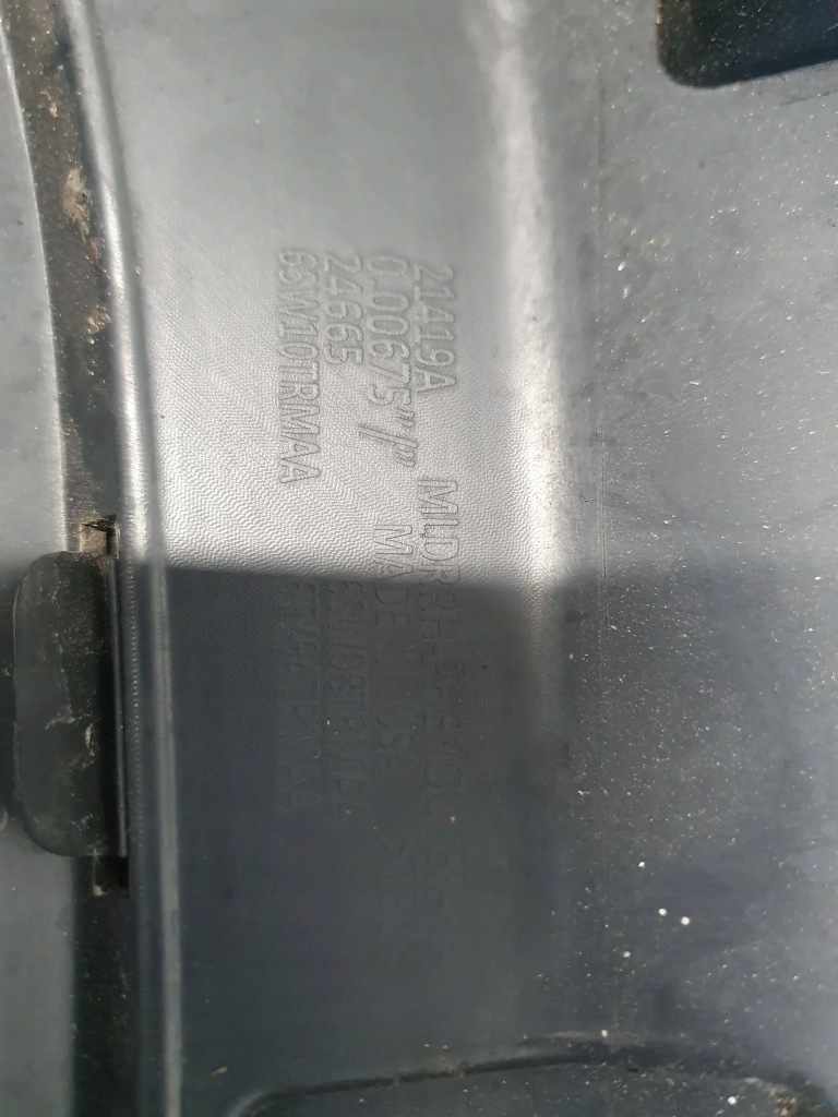 фото №14, Jeep wrangler jl 17-21 молдинг накладка крыла подкрылок задняя заднего правая