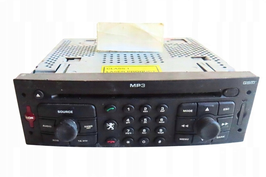 фото №1, Радіо cd mp3 peugeot 207 2006-2012 rok 96601809xt