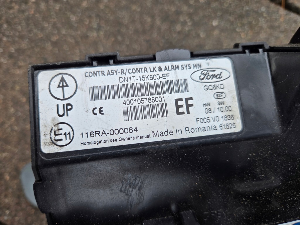 Ford ecosport 2 fiesta mk7 рестайлінг  модуль dn1t-15k600-ef Доставка
