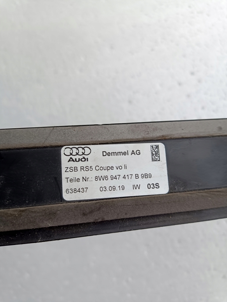 фото №6, Audi rs5 8w молдинг порог левая 8w6947417b
