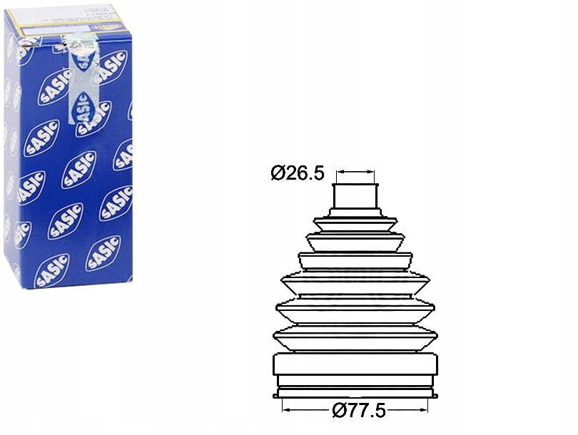 фото №1, Sasic набір захист шарнір 7701209250