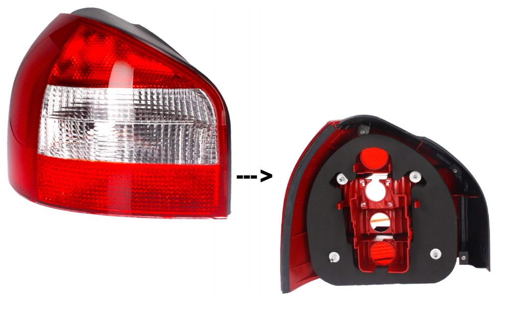 фото №4, 2 лампа задняя kpl левая правая audi a3 8l 00-03