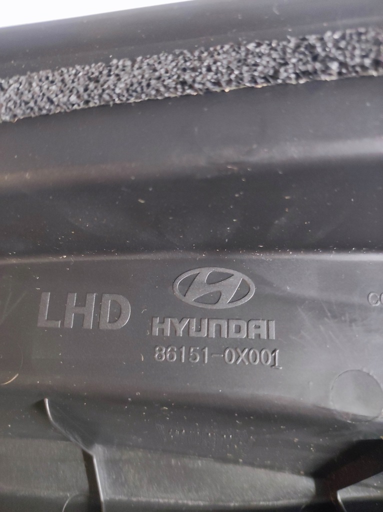 фото №7, Nowe оригинальные жабо 861510x001 86151-0x001 hyundai i10 07-