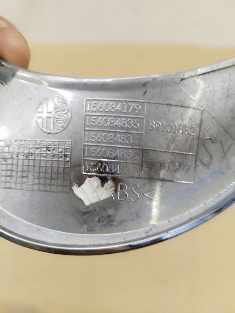 фото №6, Захист хром панель фари рамка лампи ліва перед alfa romeo mito 2008-2016