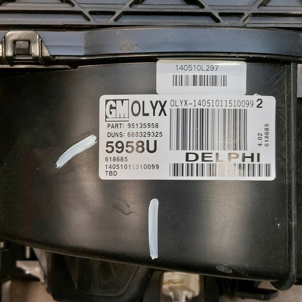 фото №9, Opel mokka x a отопитель воздуходувка смеситель 95135958 688329325 5958u