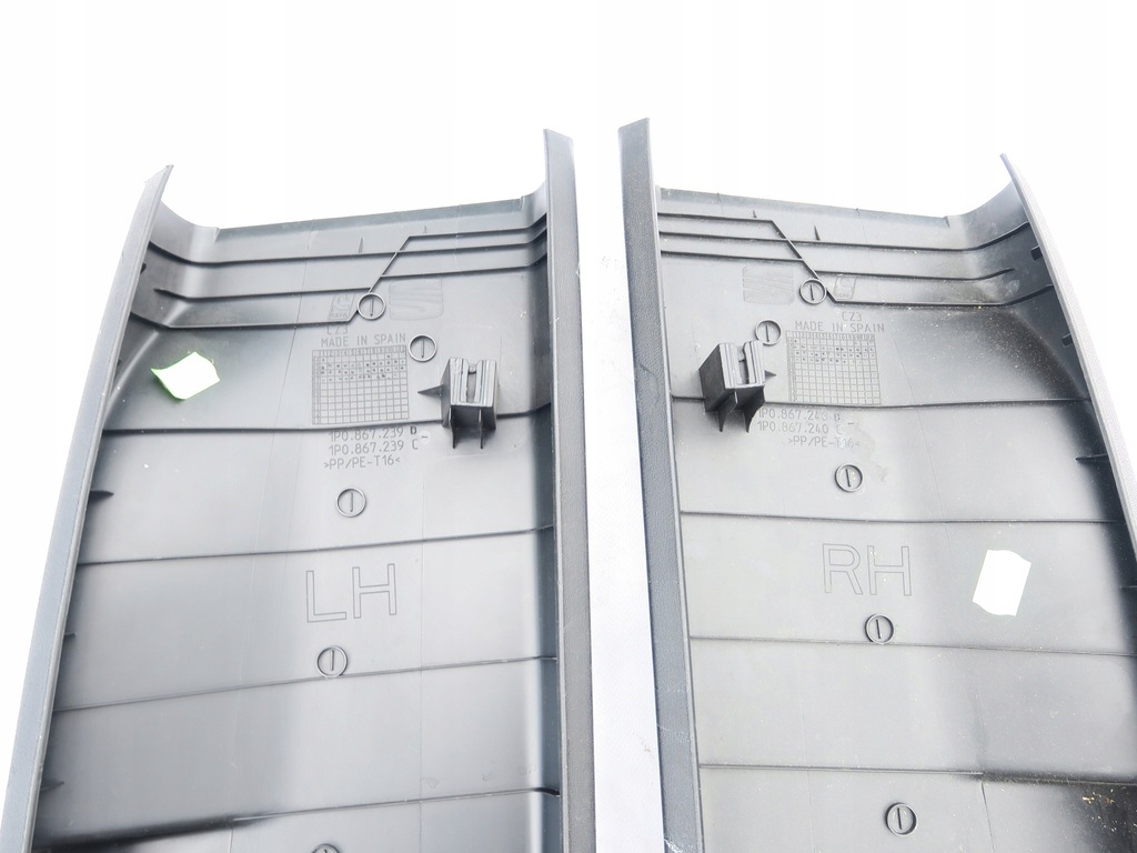 фото №11, Стойки b чёрные низ seat leon 2 ii 1p