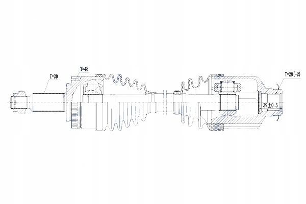 фото №11, Приводной вал приводная правая kia sportage 2.0crdi 4wd 10-16 hyundai ix35