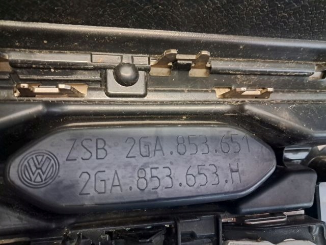 фото №14, Решётка радиатора решётка радиатора vw t-roc lift r-line led 2022-2025 2ga853653h