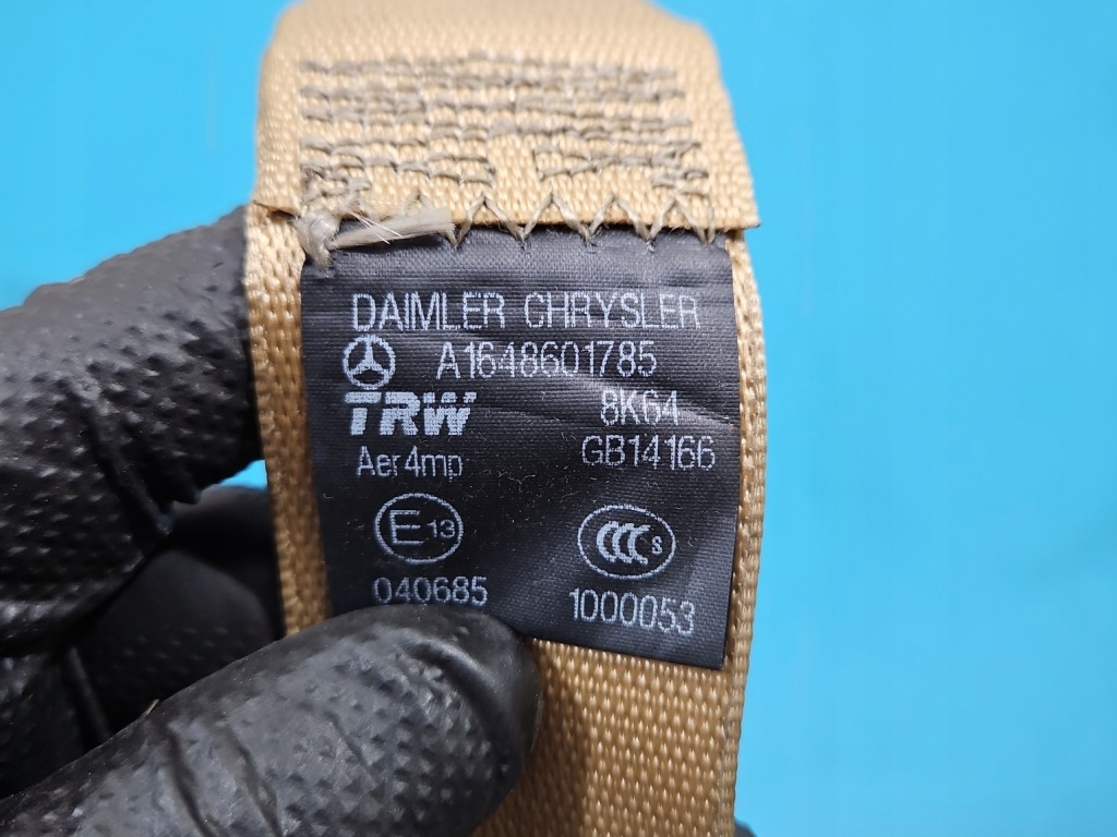 Ремень безопасности задний  левый mercedes ml w164 33042707 Доставка