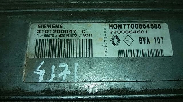 фото №2, Бортовий комп'ютер s101200047c renault clio інше