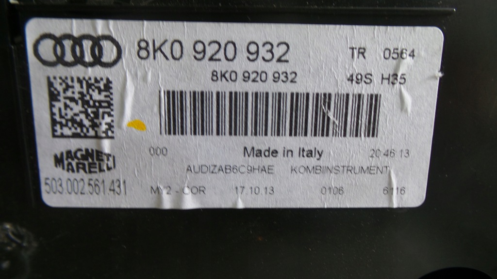 фото №7, Audi a4 b8 a4b8 1.8tfsi счетчик приборы 8k0920932