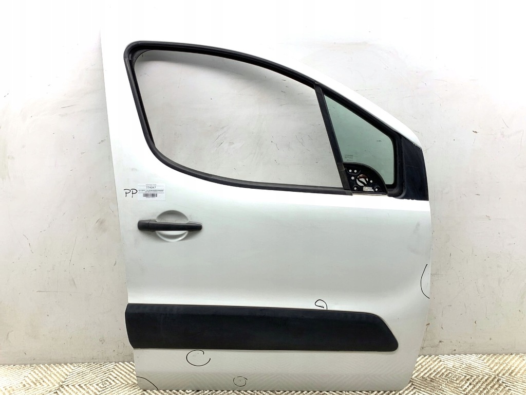 фото №1, Дверь правый перед peugeot partner ii minivan белый