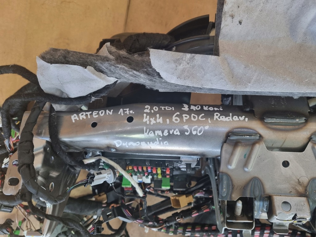 фото №7, Vw arteon 2.0 tdi электропроводка отопитель балка