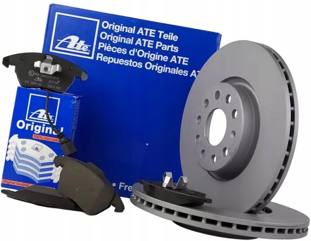 фото №1, Ate тормозные диски+ тормозные колодки перед vw eos scirocco 312mm