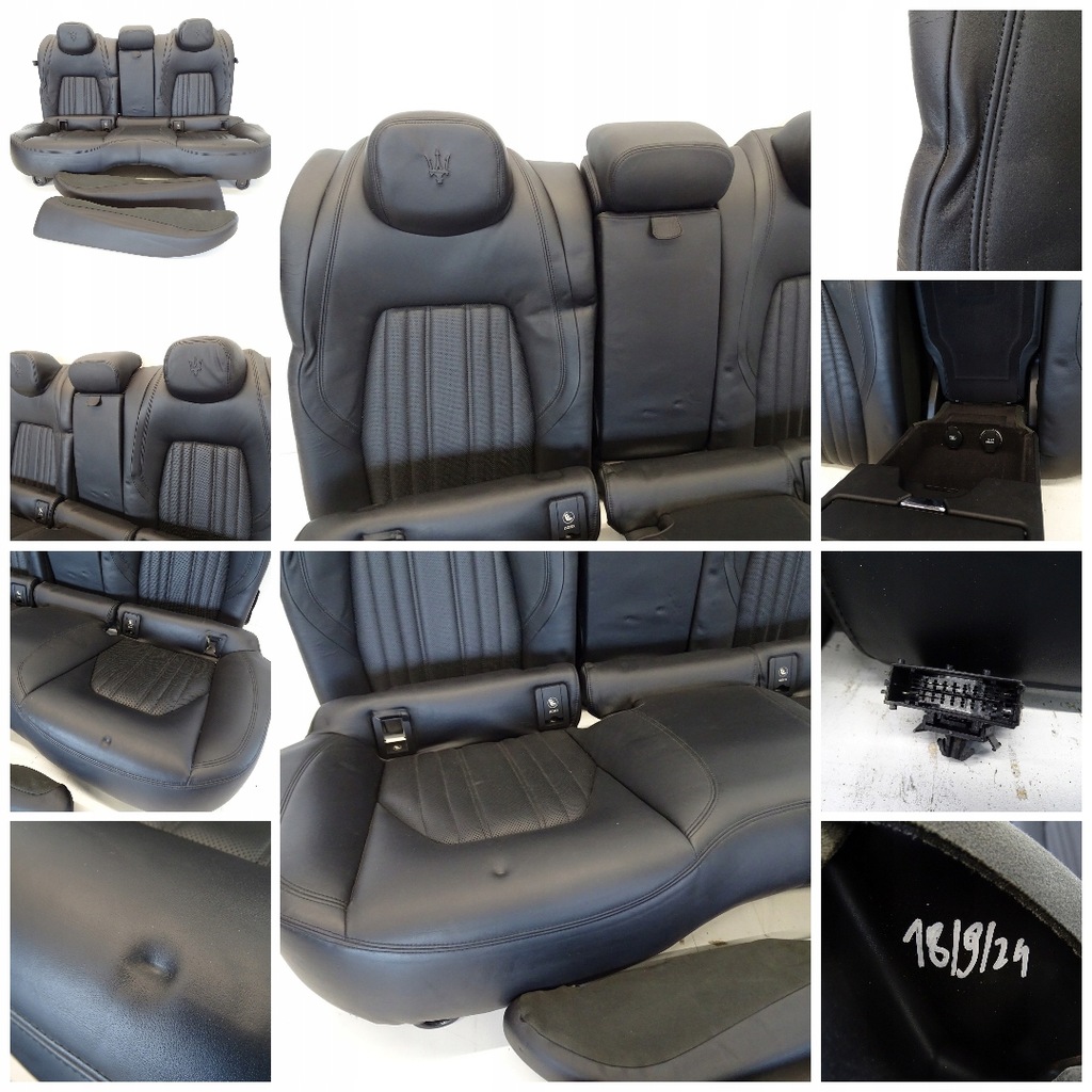 фото №16, Сиденья перед задняя заднее сиденье правый левый кожа maserati ghibli iii