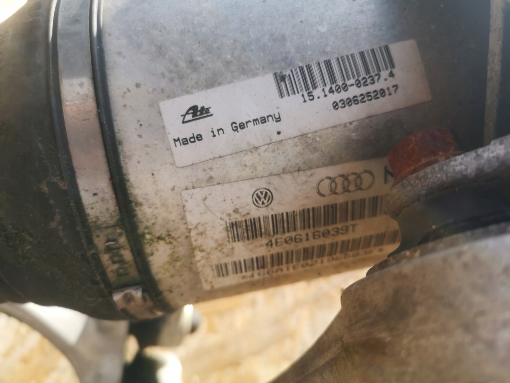 фото №8, A8 d3 поворотный кулак рычаги левый перед 4e0616039t